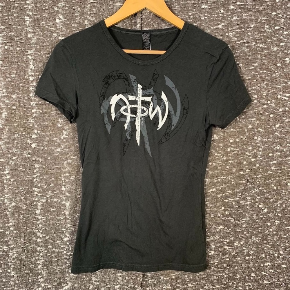 Not‎ Of This World Short Sleeve Shirt NOTW Jesus Graphic Print Women's Large